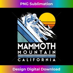 Mammoth Mountain California Retro Ski - Chic Sublimation Digital Download - Animate Your Creative Concepts