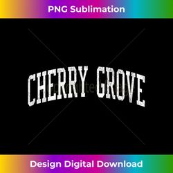 Cherry Grove WA Vintage Athletic Sports JS02 Tank Top - Classic Sublimation PNG File - Challenge Creative Boundaries