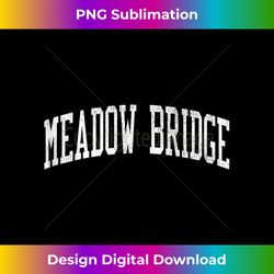 Meadow Bridge WV Vintage Athletic Sports JS02 Tank Top - Sophisticated PNG Sublimation File - Craft with Boldness and Assurance