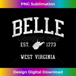 Belle WV Vintage Athletic Sports JS01 Tank Top - Classic Sublimation PNG File - Immerse in Creativity with Every Design