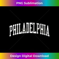 Philadelphia PA Vintage Athletic Sports JS02 Tank Top - Sophisticated PNG Sublimation File - Elevate Your Style with Intricate Details