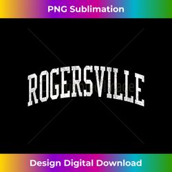 Rogersville PA Vintage Athletic Sports JS02 Tank Top - Sleek Sublimation PNG Download - Ideal for Imaginative Endeavors