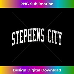 Stephens City VA Vintage Athletic Sports JS02 Tank Top - Minimalist Sublimation Digital File - Lively and Captivating Visuals