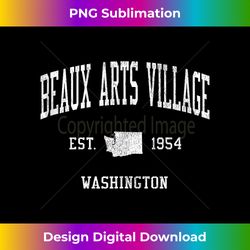 Beaux Arts Village WA Vintage Athletic Sports JS01 Tank Top - Futuristic PNG Sublimation File - Lively and Captivating Visuals