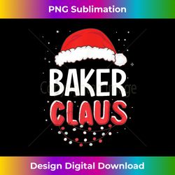 Baker Santa Claus Christmas Matching Costume - Deluxe PNG Sublimation Download - Elevate Your Style with Intricate Details