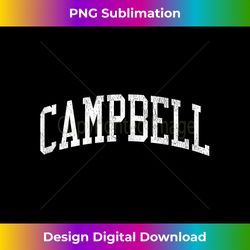 Campbell OH Vintage Athletic Sports JS02 Tank Top - Artisanal Sublimation PNG File - Ideal for Imaginative Endeavors