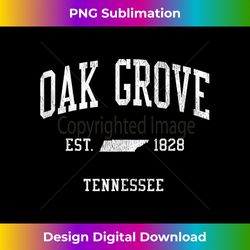 Oak Grove TN Vintage Athletic Sports JS01 Tank Top - Deluxe PNG Sublimation Download - Customize with Flair