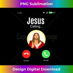 Jesus Is Calli - Minimalist Sublimation Digital File - Access the Spectrum of Sublimation Artistry