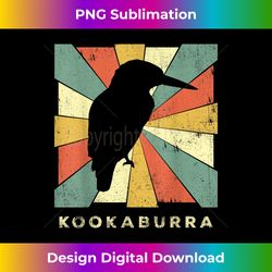Vintage Kookaburra Lover Retro Style Animal - Sleek Sublimation PNG Download - Rapidly Innovate Your Artistic Vision