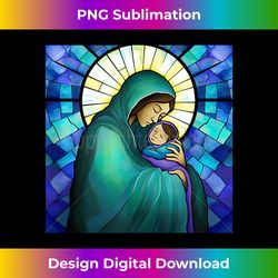 Window Abstract Jesus Christian Tank T - Sophisticated PNG Sublimation File - Crafted for Sublimation Excellence