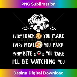 Funny Shih Tzu Apparel, Watching You Shih Tzu Puppy Dog - Vibrant Sublimation Digital Download - Spark Your Artistic Genius