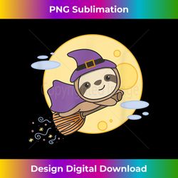 Sloth Halloween Witches Costume Sloths Halloween - Sleek Sublimation PNG Download - Challenge Creative Boundaries