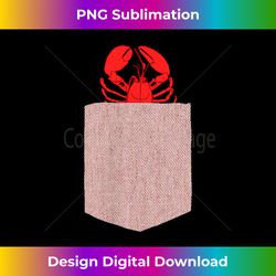 Lobster Design - Cute Pocket Animal Lobster - Sophisticated PNG Sublimation File - Lively and Captivating Visuals