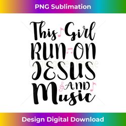 This Girl Runs On Jesus And M - Bespoke Sublimation Digital File - Challenge Creative Boundaries