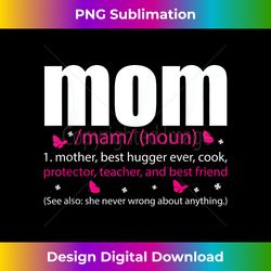 MOM Noun Mothers Day Definition Meaning I Love You Funny - Futuristic PNG Sublimation File - Chic, Bold, and Uncompromising