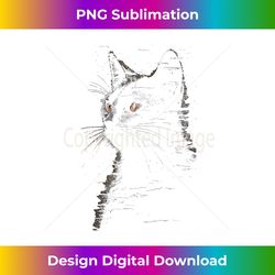 Cat Apparel women with Cat Illustration Silhouette - Eco-Friendly Sublimation PNG Download - Spark Your Artistic Genius