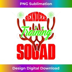 Funny Family Christmas Pajama Xmas Reindeer Training Squad Tank T - Crafted Sublimation Digital Download - Animate Your Creative Concepts