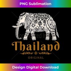 Original Thailand Elephant Thailand Travel In Thailand Funny Tank Top - Sublimation-Optimized PNG File - Infuse Everyday with a Celebratory Spirit