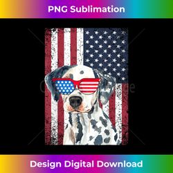 Patriotic Dalmatian 4th of July Sunglasses USA American Flag - Bespoke Sublimation Digital File - Animate Your Creative Concepts