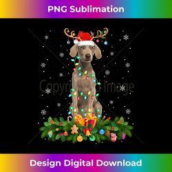 Weimaraner Dog Lover Reindeer Hat Weimaraner Christmas - Bespoke Sublimation Digital File - Challenge Creative Boundaries