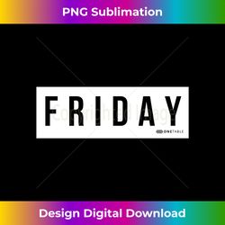 FRIDAY Long Sl - Sleek Sublimation PNG Download - Lively and Captivating Visuals