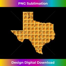 FUNNY TEXAS shaped Food Waffle t-shirt mens womens - Artisanal Sublimation PNG File - Reimagine Your Sublimation Pieces