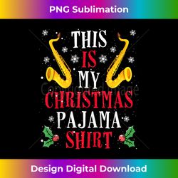 saxophone christmas saxophonist musician santa claus music tank t - innovative png sublimation design - animate your creative concepts