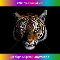 Tiger Mandala Animal Art Zoo Motif Tiger - Chic Sublimation Digital Download - Ideal for Imaginative Endeavors
