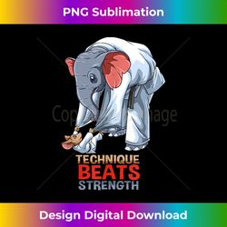 Brazilian Jiu Jitsu and Elephant - BJJ and Grappling - Bespoke Sublimation Digital File - Customize with Flair