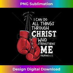 i can do things christian boxing quote philippians 413 tank - deluxe png sublimation download - customize with flair
