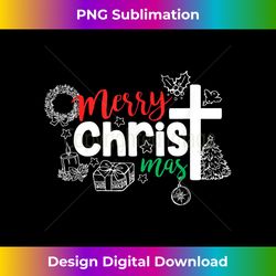 Merry Christ Mas Funny Jesus Christian Gift Relig - Contemporary PNG Sublimation Design - Crafted for Sublimation Excellence