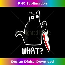 Funny Murder Cat Gift - Classic Sublimation PNG File - Customize with Flair