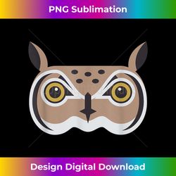 Cute Owl Face Tshirt Easy Halloween Costume Kids Adults - Chic Sublimation Digital Download - Access the Spectrum of Sublimation Artistry