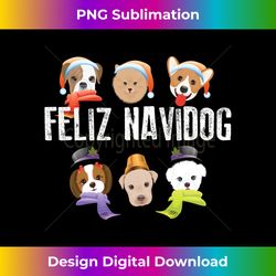 feliz navidog  cool wit happy christmas dogs gift pullover hoodie - chic sublimation digital download - striking & memorable impressions