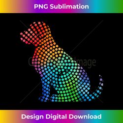 Happy Dot Day Colorful Rainbow Dog Polka Dot Boys Girls Kids - Luxe Sublimation PNG Download - Chic, Bold, and Uncompromising