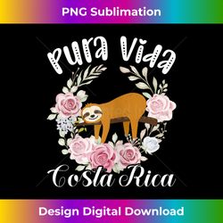 Costa Rica Sloth Costa Rican Travel Vacation Tourist - Innovative PNG Sublimation Design - Infuse Everyday with a Celebratory Spirit