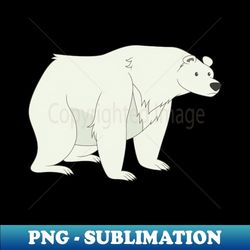 polar bear - png transparent sublimation design