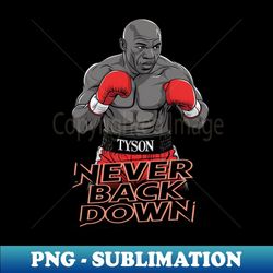 mike tyson boxing design t-shirt - exclusive png sublimation download