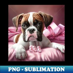 cute boxer puppy - exclusive sublimation digital file