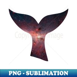 whale tail galaxy design gift - high-resolution png sublimation file