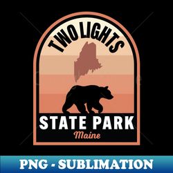 two lights state park me bear - digital sublimation download file