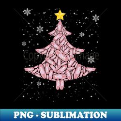 cute ballet ballerina pointe shoes christmas tree - exclusive sublimation digital file