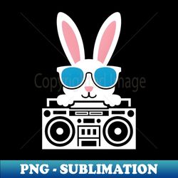 boombox bunny beats - decorative sublimation png file