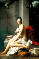 Susanna At The Bath 1704 French Painting By Jean Baptiste Santerre Repro