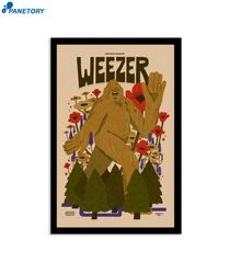 Weezer White River Amphitheatre Auburn Wa August 20 2023 Poster