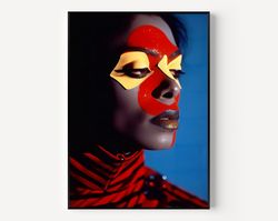 michael wall art michael print famous photography man painting vintage photograph portrait of famous colorful poster of