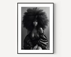 black and white print, fashion prints, fashion photography, fashion wall art, female model photography, black people wal