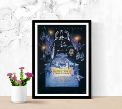 Star Wars 5 The Empire Strikes Back Movie Poster, SPECIAL EDITION 1997, Printable Movie Poster, Classic Movie Poster, Mo