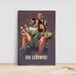 The Big Lebowski Movie Poster, Room Decor, Home Decor, Art Poster for Gift