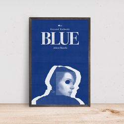 Three Colors Blue Movie Poster, Room Decor, Home Decor, Art Poster for Gift-1